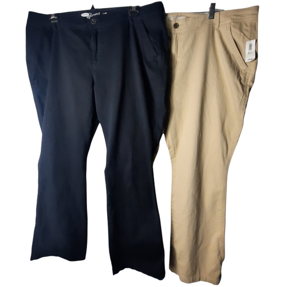 Old Navy The Sweetheart black and tan pants size 20 - Picture 1 of 12